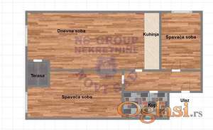 Trosoban stan na Miseluku,62m2