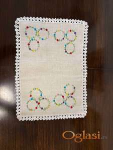Šustikla, ručni rad, šareni vez, 52x38cm, prodaja, Novi Sad