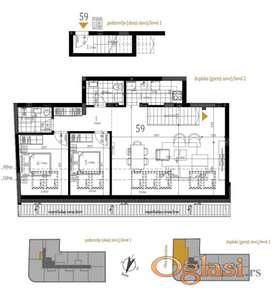 Petrovaradin-trosoban stan u novogradnji ! Sa PDV-om