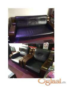 PRODAJEM KORISTENU GARNITURU DRVO KOZA