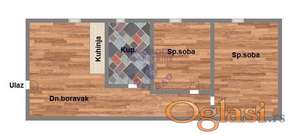 Dvoiposoban u Centru!