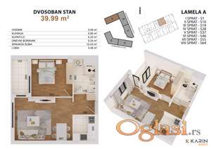 MANJI DVOSOBAN NA 4 RATE SAMO KOD NAS !