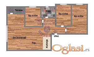 Troiposoban na Klisi u izgranji - 71m2 !