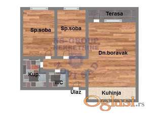 Trosoban stan na Bulevaru parijarha Pavla