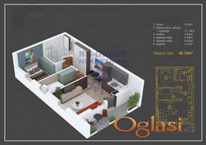 Izgradnja na Petrovaradinu, 47m2