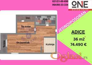 Jednoiposoban u izgradnji, pouzdan investitor! Rok izgradnje mart 2026.