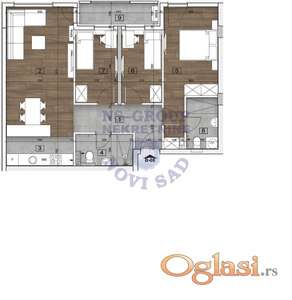 Bulevar patrijarha Pavla,  Četvorosoban - 80 m2