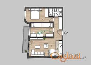 Novi Sad - Urbani komfor, vrhunska lokacija – STAN 62m² 