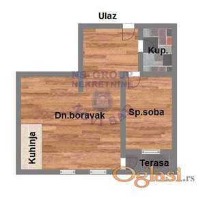 Dvosoban na Telepu u izgradnji. Vrhunski kvalitet gradnje i opreme. Rok 15 meseci !