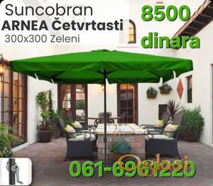 ARNEA Suncobran 300x300 cm