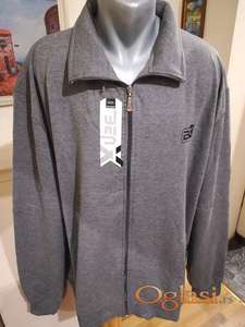 Novi muski duks sa kragnom Benx u velikom broju 5XL Sivi Novo