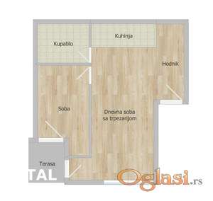 STAN - NOVI SAD - TELEP - 42m2 - 122030 evra