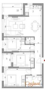 Klisa četvorosoban stan 82m2