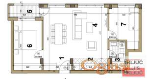 PODBARA, 61m2, Trosoban sa pdv, Nov, Kredit