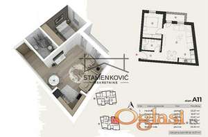 Nov dvosoban stan-Podbara ID#7036