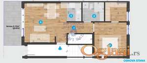 Dvosoban stan, 42m2, Telep