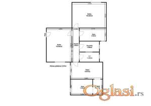 Renoviran salonac sa dva ulaza ID#1232