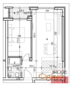 ADICE, 47m2, Dvosoban sa pdv