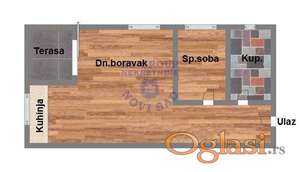 Jednoiposoban stan od 40m2, Adice