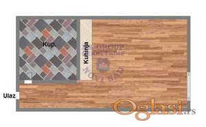 Podbara garsonjera u izgradnji 27m2.