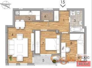 PODBARA, 65m2, Trosoban sa pdv, Izgradnja
