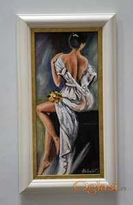 Ulje na platnu - Dodir svile, prelepo!