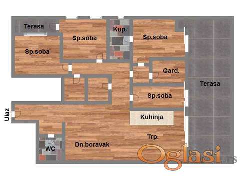 Sajam, petosoban 203m2