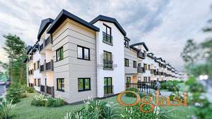 Novogradnja, prostran trosoban stan sa dvorištem ID#8592