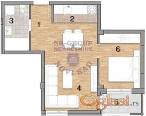 U izgradnji dvosoban 42m2-Telep