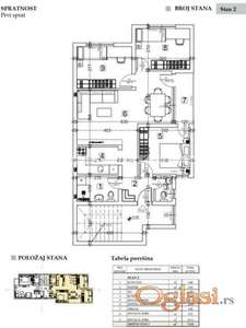 Adice-Četvorosoban stan 74 m2-mogućnost kupovine Parking mesta -povrat PDV-a-065/385 8880