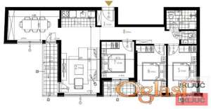 PETROVARADIN, 81m2, Četvorosoban sa pdv