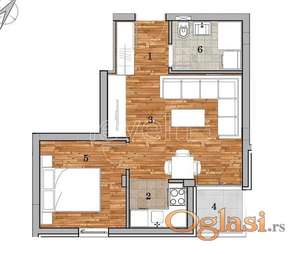 NOVI SAD - TELEP JUŽNI - 36.97 m2