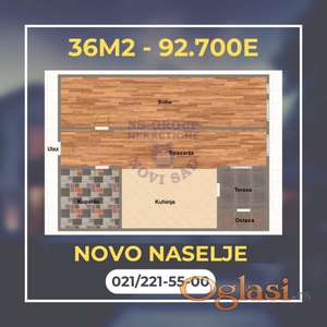 Jednosoban stan na Novom naselju