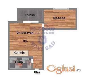 Prodaje se dvosoban stan u izgradnji TELEP