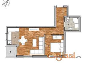 NOVI SAD - TELEP JUŽNI - 44.89 m2