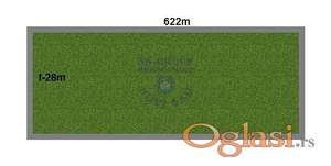 Fenomenalan plac sa dimenzijama 28x622m