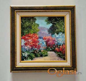 Ulje na medijapanu - Mali pejzaz