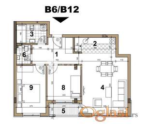 NOVI SAD - PODBARA - 68.83 m2