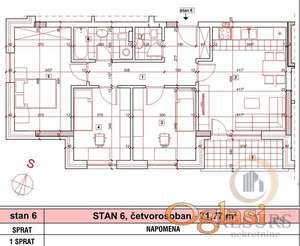 ČETVOROSOBAN STAN U IZGRADNJI SA POVRATOM PDV-A, TELEP