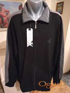 Novi muski duks sa kragnom Benx u velikom broju 5XL Crni Novo