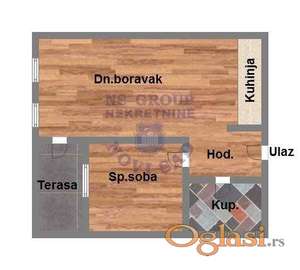 Dvosoban stan - Telep - odličan investitor