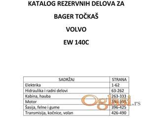 Volvo Ew 140C - katalog delova