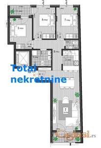 STAN - PETROVARADIN - CENTAR - 78m2 - 151960 evra