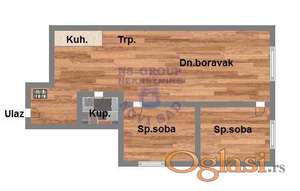 Dvoiposoban 48m2, Petrovaradin