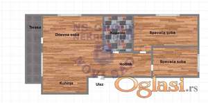 Trosoban stan u izgradnji na Adicama