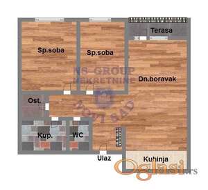 Trosoban, 65m2 Somborski Bulevar