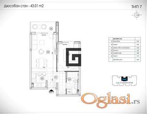 Luksuz, novogradnja-Novi Beograd, Ledine ID#1925