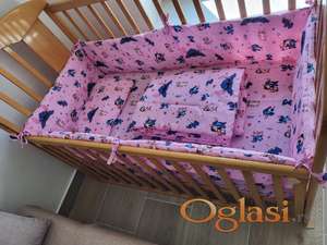 Ogradica za krevetac- komplet za krevetac –novo