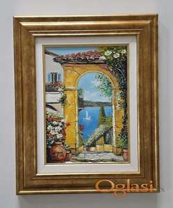 Ulje na platnu - Suncani mediteran, prelepo!