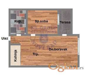 Stan na prodaju Novi Sad 45m2, 566870